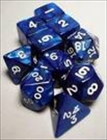 Ensemble de 7 d�s - Perl� Bleu