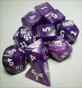 Ensemble de 7 d�s - Perl� Mauve