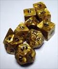 Ensemble de 7 d�s - Olympique Or