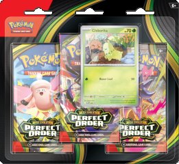 2026 Pokemon Me03 Perfect Order: 3pk Blister