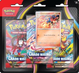 2026 Pokemon Me04 Chaos Rising - 3 pk Blister