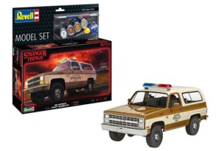 Revell - Stranger Things Model Set - Jim Hoppers Chevy Blazer K5 1/25