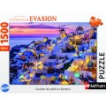 Nathan Puzzle - Coucher de Soleil Sur Santorin - 1500 Pièces