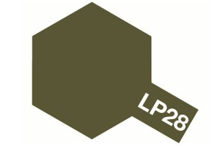 Tamiya Lacquer Paint Lp-28 Olive Drab 1 / Peinture Laque Vert Olive 1