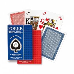 Jeu De Carte 100% Plastique Poker Texas Hold'em
