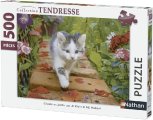 Nathan Puzzle - Chaton au Jardin - 500 Pièces