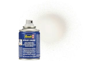 Revell Peinture en Aérosol Acrylique 100ml: White Gloss / blanc brillant