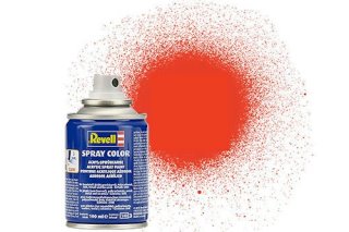 Revell Peinture en Aérosol Acrylique 100ml: Lumin.Orange Mat / orange lumineux mat