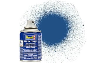Revell Peinture en Aérosol Acrylique 100ml: Blue Mat / bleu mat