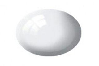 Revell Peinture Acrylique Aqua Color 18ml: White Gloss / Blanc Brillant