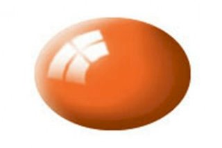 Revell Peinture Acrylique Aqua Color 18ml: Orange Gloss / Orange Brillant