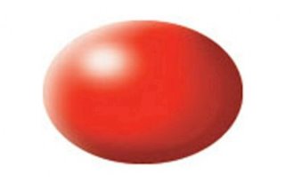 Revell Peinture Acrylique Aqua Color 18ml: Luminous Red Silk / Rouge Voyant Satiné