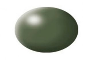 Revell Peinture Acrylique Aqua Color 18ml: Olive Green Silk / Vert Olive Satiné
