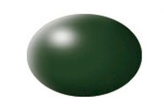 Revell Peinture Acrylique Aqua Color 18ml: Dark Green Silk / Vert Foncé Satiné