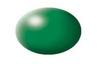 Revell Peinture Acrylique Aqua Color 18ml: Leaf Green Silk / Vert Feuillage Satiné
