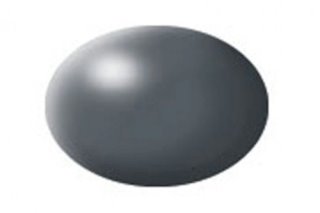 Revell Peinture Acrylique Aqua Color 18ml: Dark Grey Silk / Gris Foncé Satiné