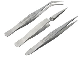 Revell Tweezer Set - Straight - Curved - Self-Close