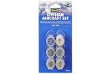 Revell Aqua Color Sets: Civilian Aircraft Set / ensemble couleur aqua avion civil