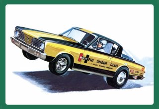 AMT - Super Boss Funny Car Barracuda Drag Car 1/25