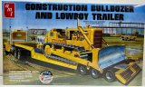 AMT - Construction Bulldozer and Lowboy Trailer 1/25