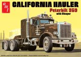AMT - California Hauler Peterbilt 359 with Sleeper 1/25