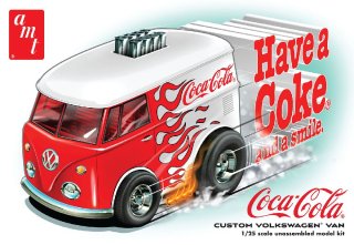 AMT Volkwagen Van Snow Rod Coca-Cola Model Kit 1/25