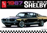 AMT - 1967 Shelby Gt 350 (Molded in White) 1/25
