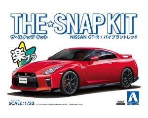 Aoshima - Snap Kit Nissan GT-R Vibrant Red 1/32