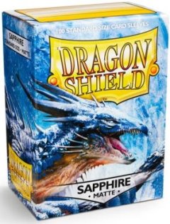 Dragon Shield Sleeves - 100 - Sapphire Matte