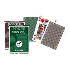 Jeux de Cartes Format Poker 100% Plastique