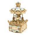 Azone Co. Wa-Gu-Mi Wooden Art Orgel Merry-Go-Round Music Box Puzzle