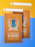 Beckett Shield: Sleeves Semi-Rigid Storage Regular Cards.50ct/ Protecteur Semi-Rigide pour Cartes Régulières