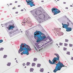 Bicycle Disney Stitch Purple Playing Card