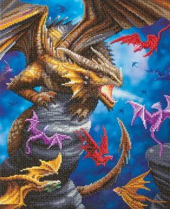 Crystal Art Kit - Dragon Clan