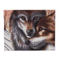 Crystal Art Kit - Wolves a Winter's Tale