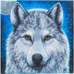Crystal Art Kit - Moonlight Wolf