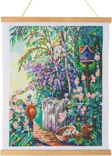 Crystal Art Scroll Kit Garden Stroll