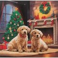 Crystal Art Diamond Painting Card Kit Waiting For Santa