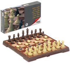 Jeu D'Échecs et Dames Magnétique 