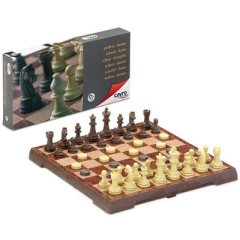 Jeu D'Échecs et Dames Magnétique 