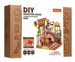 Rolife Champs-Elysees Bistro DIY Miniature House Kit (160 PCS)