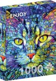 Enjoy - Fiona The Stained Glass Cat - 1000 PCS