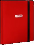 EvoRetro 9 Pochettes Card Binder avec Élastique Rouge