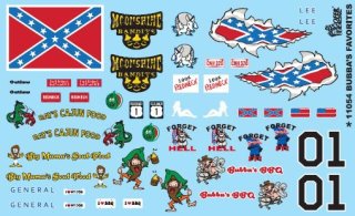 Gofer Racing Bubba Favorites 1/24 & 1/25 Decals