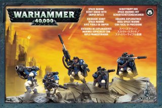 Space Marine Scouts with Sniper Rifles