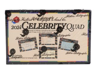2024 Celebrity Quad Historic Autograph