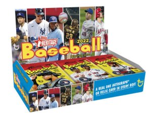 2022 Topps Heritage Baseball Hobby - Boite