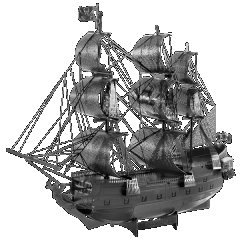 Metal Earth Iconx - Black Pearl - Black Version