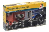 Italeri Truck Rubber Tyres (8X) 1/24