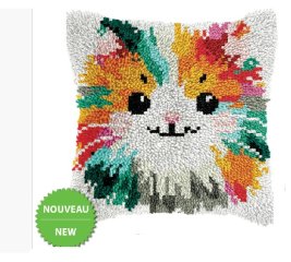 Jacarou Housse De Coussin - Chat 